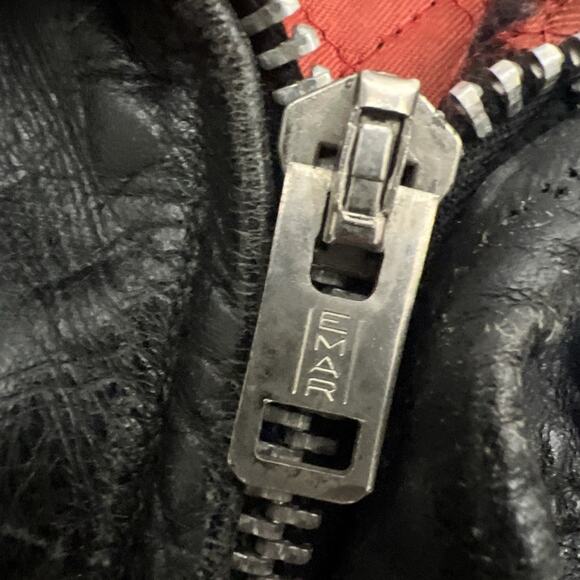 Guide Master Leather Jacket Wolf Outerwear Horse hide Biker Vintage 50s MENS - Picture 14 of 16